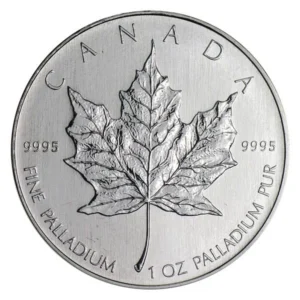 1 oz Palladium Maple Leaf (Year Varies)