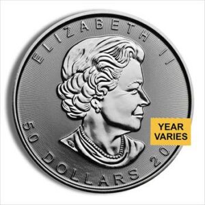 1 oz Platinum Maple Leaf (Year Varies)